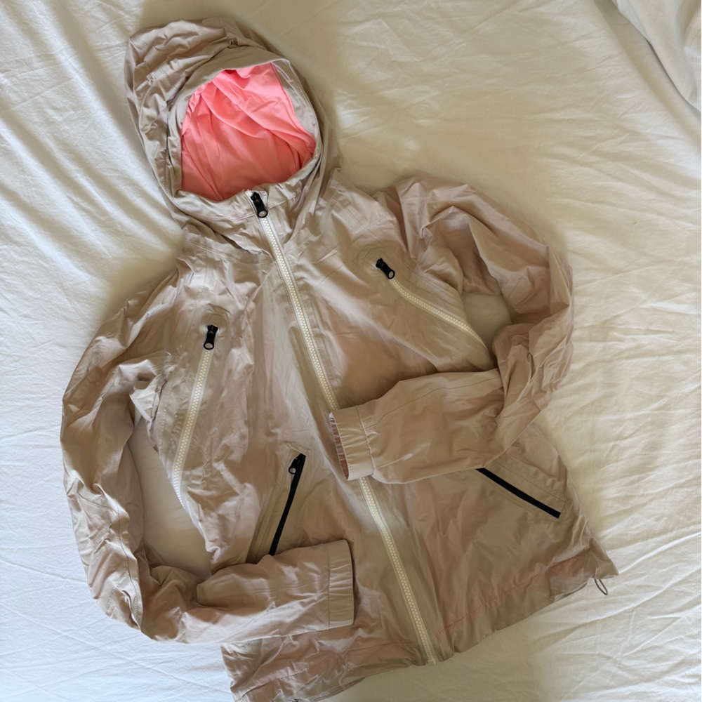 Lululemon Athletica Light Pink Hooded Jacket
